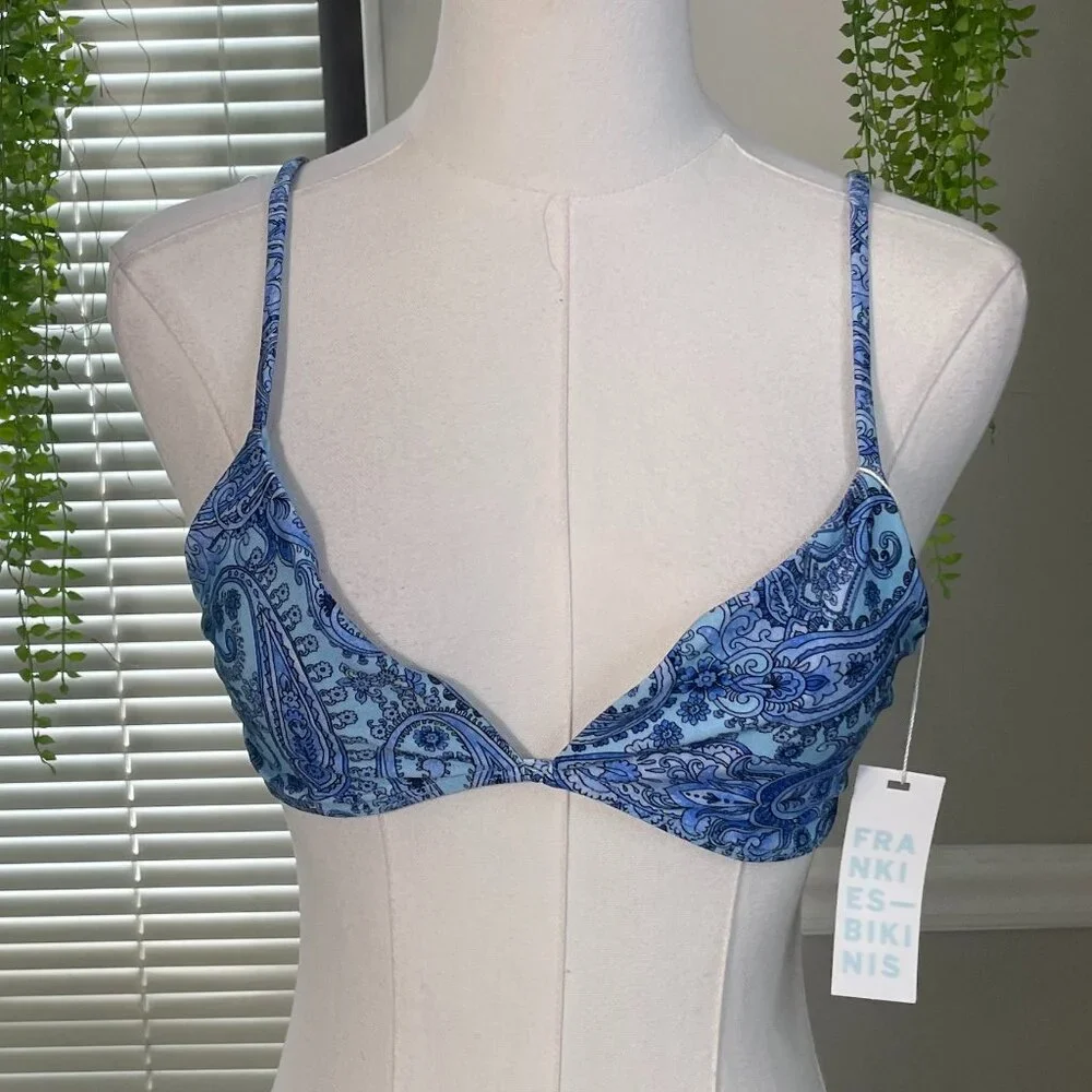 (NWT) Frankies Bikinis | Francesca Shine Bikini Top